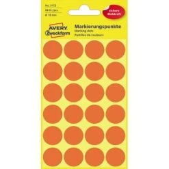 Avery Zweckform Markierungspunkt 3004 18mm Rot 96 St./Pack. -Tesa Geschäft 01809c5b 567f 4967 80f9 92eb0df2413d