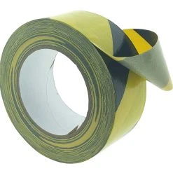 Null Gewebe-Warnband Schwarz-gelb 50mmx25m