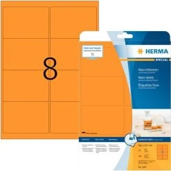 Herma Neonetiketten 210 X 297 Mm, 20 Etiketten, Aus Acetatseide, Leuchtorange -Tesa Geschäft 022a9eed 594d 48d5 9f9e 8fcff80c2308 4