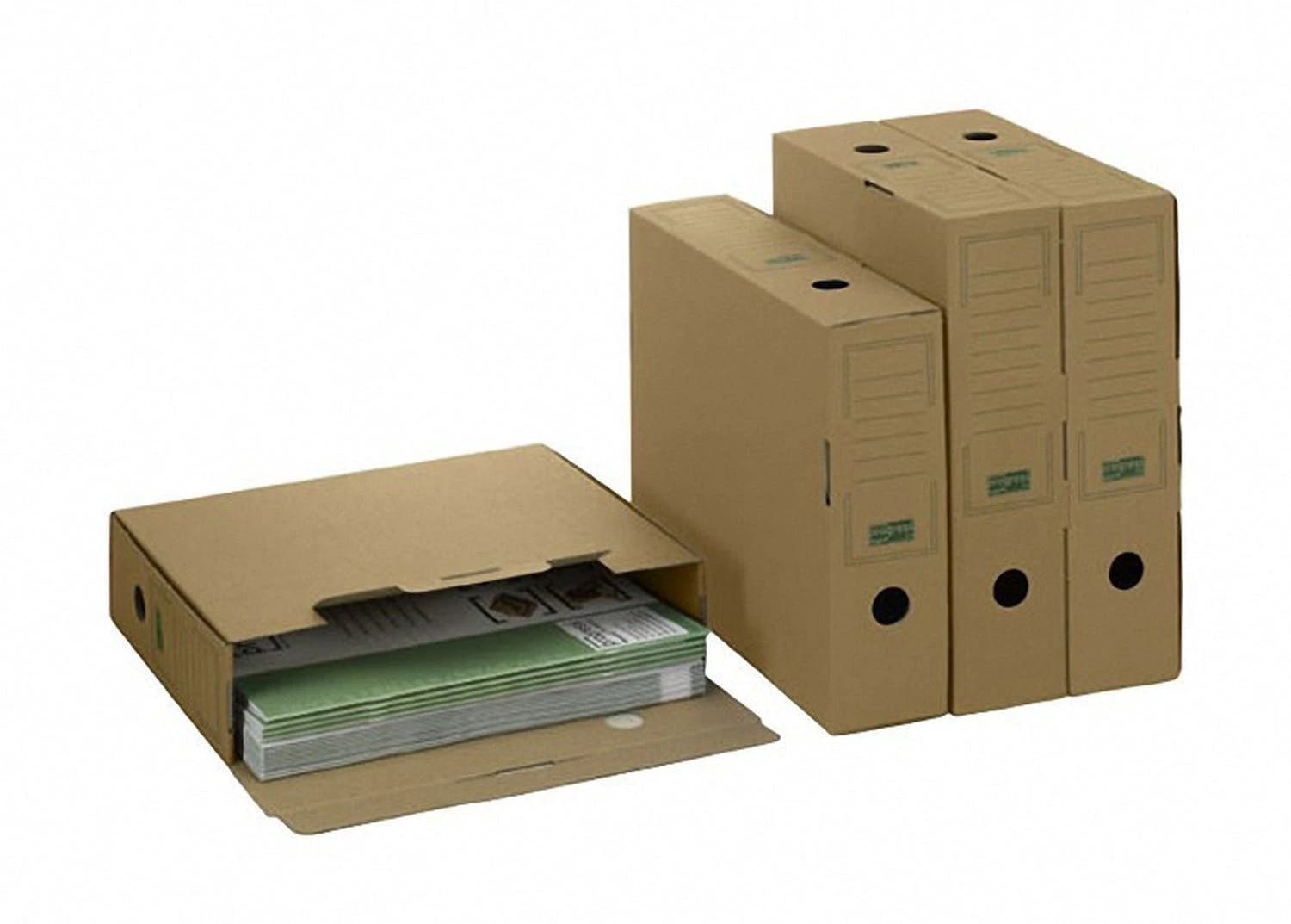 Null 40x ARCHIV-ABLAGEBOX Zum Aufbewahren Von Ordnerinhalten 325x265x80mm Anthrazit 3 Null 40x ARCHIV-ABLAGEBOX Zum Aufbewahren Von Ordnerinhalten 325x265x80mm Anthrazit – Bild 3