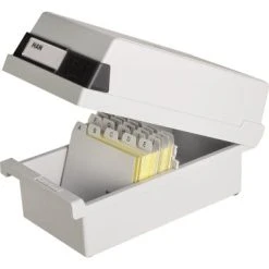 HAN Karteikasten 965-11 DIN A5 Quer Max. 800Karten PS Lichtgrau -Tesa Geschäft 02d7a2ae 9057 4ce9 93f4 23db83b9017a 10