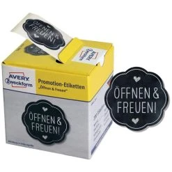 AVERY Zweckform Inventar-Etiketten, Abziehsicher, Schwarz -Tesa Geschäft 03ab8db0 44e5 40e0 b809 2c52967aeed6