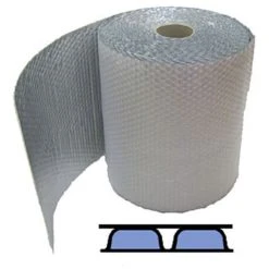 Null 1x ALU-TOP Luftpolsterfolie 120cm X 1m PET Mit ALU Metallisiert 4-lagig 230my