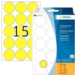 HERMA Markierungspunkte, Durchmesser: 32 Mm, Leuchtorange -Tesa Geschäft 099b1ad0 e0a6 43a8 9b1d c15bbd69ec36 1