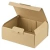 Null 50x Warenpost International Versandkarton LARGE Extra Stabil 200x150x74mm Braun