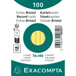 Exacompta 10500SE 40x Karteikarten Blanko DIN A7 100 St Eingeschweißt - Weiß -Tesa Geschäft 0c9a3cbd 325d 4eff bfc5 bc9774bdb1a4 2