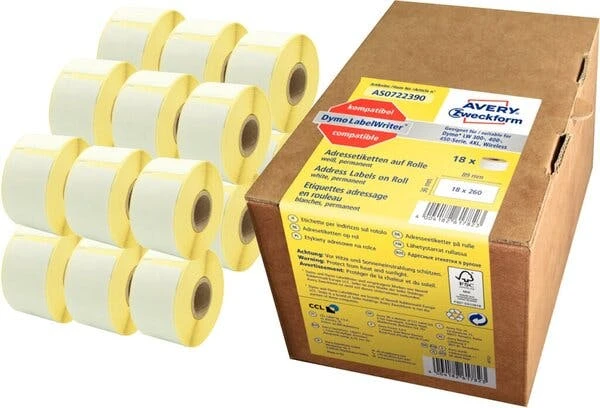Null Dymo LabelWriter Extra Large Shipping Labels Versandetiketten 104 X 159 Mm 220 Etiketten 1 Rollen X 7 Null Dymo LabelWriter Extra Large Shipping Labels Versandetiketten 104 X 159 Mm 220 Etiketten 1 Rollen X – Bild 7