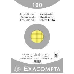 Exacompta 10258E 10x Karteikarten Kariert DIN A5 100 St Eingeschweißt - Gelb -Tesa Geschäft 0df3d068 0df8 4b66 a268 04cf4aa543b5 4