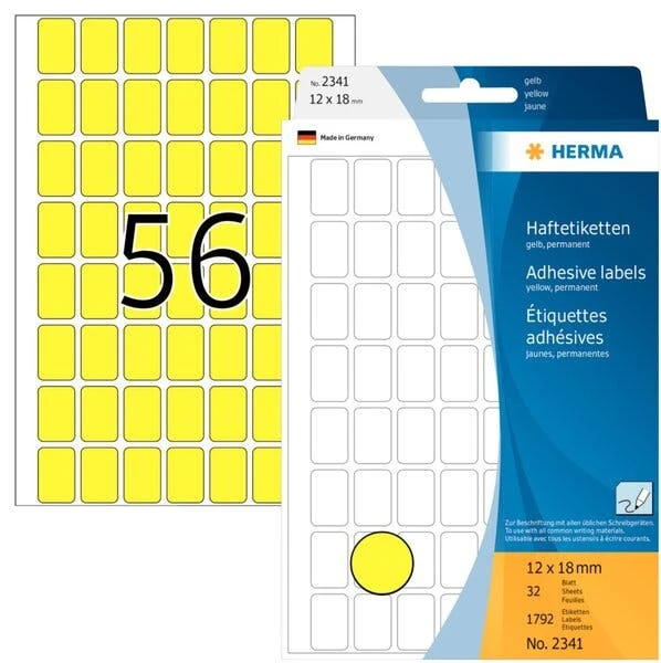 HERMA Vielzweck-Etiketten, 12 X 18 Mm, Weiß, Großpackung 3 HERMA Vielzweck-Etiketten, 12 X 18 Mm, Weiß, Großpackung – Bild 3