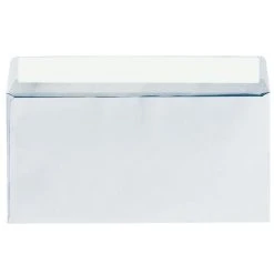 Null Soennecken Briefhülle 1308 DIN Lang 80g OF Hk Hf Weiß 100 St./Pack.