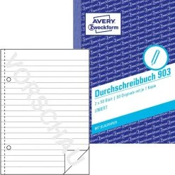 AVERY Zweckform Formularbuch 'Durchschreibbuch', A5, Liniert -Tesa Geschäft 0fa68aec 2991 4d9a af78 5d7c5b473309