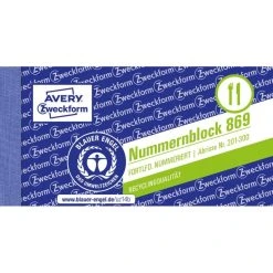 Null AVERY Zweckform Nummernblock 1 - 1000, 105 X 53 Mm, Blau 12 Null AVERY Zweckform Nummernblock 1 - 1000, 105 X 53 Mm, Blau -Tesa Geschäft 10e29b54 8488 4970 a64b f1858d228cad
