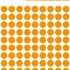 Herma Markierungspunkte Ø 8 Mm, Leuchtorange, 540 Etiketten, Permanent Haftend, Für Handbeschriftung