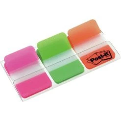 Null Post-it Haftmarker Index Strong, 25,4 X 38 Mm, 3-farbig
