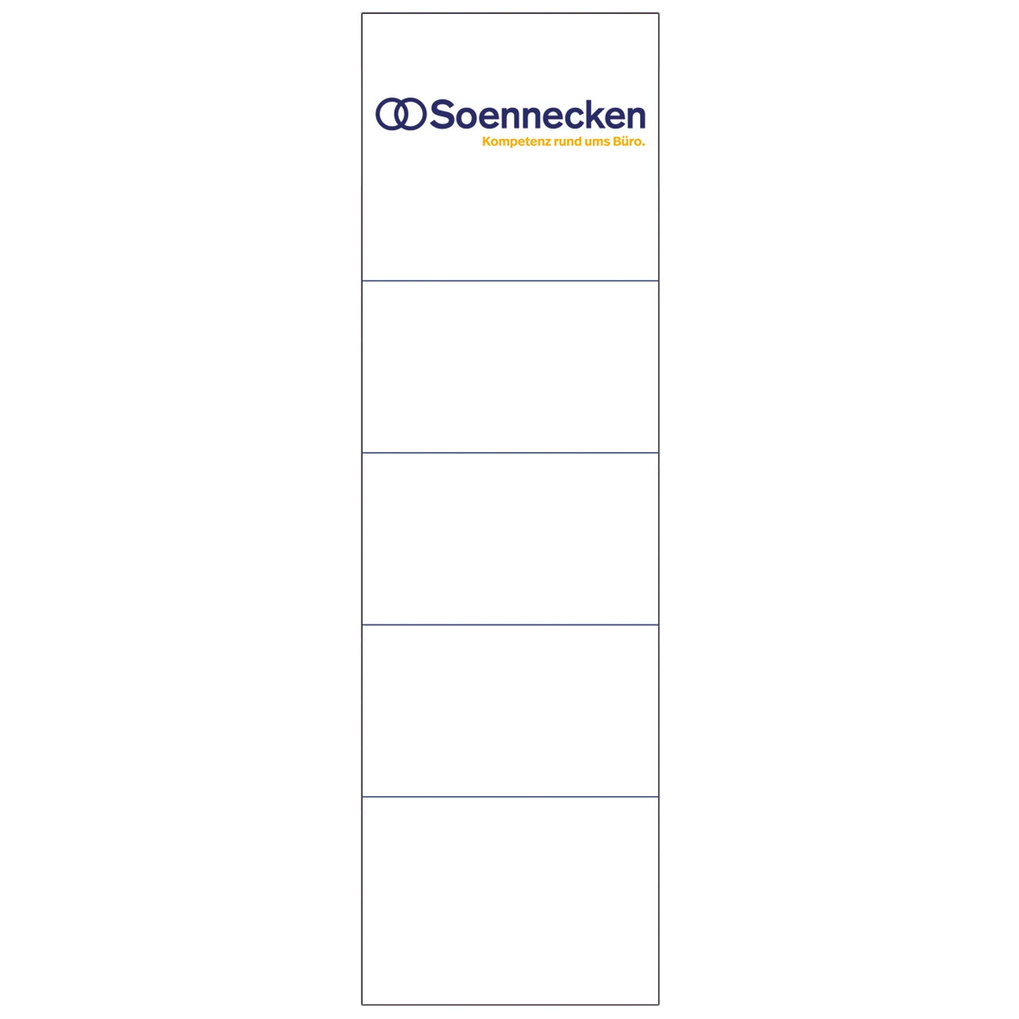 Soennecken Einsteckrückenschild 3348 30x190mm Weiß 10 St,./Pack. 3 Soennecken Einsteckrückenschild 3348 30x190mm Weiß 10 St,./Pack. – Bild 3