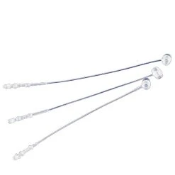 Null Sigel Nylonfäden Für Hängeschilder, 125 Mm Lang, Farblos