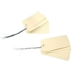 Null Agipa Gepäckanhänger, 120 X 57 Mm, Neutral, Mit Draht 13 Null Agipa Gepäckanhänger, 120 X 57 Mm, Neutral, Mit Draht -Tesa Geschäft 1930c005 993c 4441 a358 da81cd22ad83