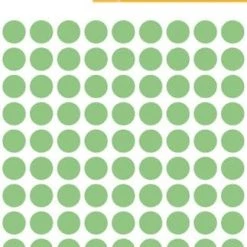 Herma Markierungspunkte Ø 8 Mm, Grün, 540 Etiketten, Permanent Haftend, Für Handbeschriftung