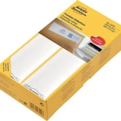 AVERY Zweckform Frankieretiketten Für Frankiermaschinen, 163 X 43 Mm, Weiß, Permanent, 500 Blatt = 1000 Etiketten -Tesa Geschäft 1a794aa0 06ab 4605 b7f4 db216bcc2de5 2