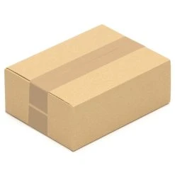 Kk-verpackungen 25 X Faltkartons 230 X 170 X 80 Mm | Falt Karton Braun - 1 Wellig