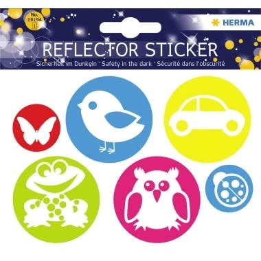 HERMA Reflektorsticker 19198 Neutral Sortiert 18 St./Pack. 4 HERMA Reflektorsticker 19198 Neutral Sortiert 18 St./Pack. – Bild 4