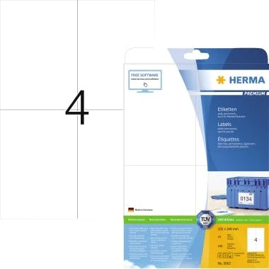 HERMA Etikett PREMIUM 5054 70x42,3mm Weiß 525 St./Pack. 7 HERMA Etikett PREMIUM 5054 70x42,3mm Weiß 525 St./Pack. – Bild 7