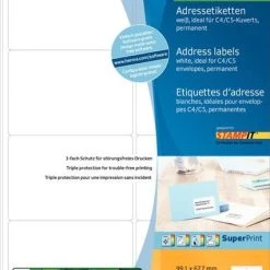 Herma PREMIUM Adressetiketten 99,1 X 139 Mm, 400 Etiketten, Weiß, Matt, Permanent Haftend, Blattformat: DIN A4, -Tesa Geschäft 1c3c82ec aa04 4bba ac91 70aa07653a0f 2