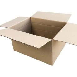 1-pack 50x Faltkarton 455x340x(120)-265mm Mit VARIABLER HÖHE 1wellig DICKWELLE