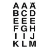 HERMA Buchstaben 4135 20x20mm A-Z Wetterfest Sw/ws 36 St./Pack.