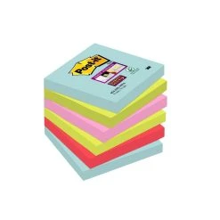 Null Haftnotiz Super Sticky Miami 6546SMI 76x76 Mm 6 St./Pack.