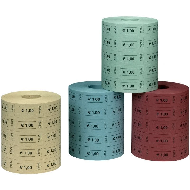 Null Herlitz Wertmarken 1 Euro, 1.000 Abrisse Je Rolle 1 Null Herlitz Wertmarken 1 Euro, 1.000 Abrisse Je Rolle