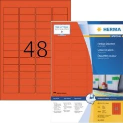 HERMA Etikett 4547 45,7x21,2mm A4 Blau 4.800 St./Pack. -Tesa Geschäft 261ebc43 dd50 429d 954b a1c549e352d3 4