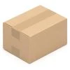 Kk-verpackungen 250 X Faltkartons 220x160x120mm - Kartons 1 Wellig - Versandkartons Braun