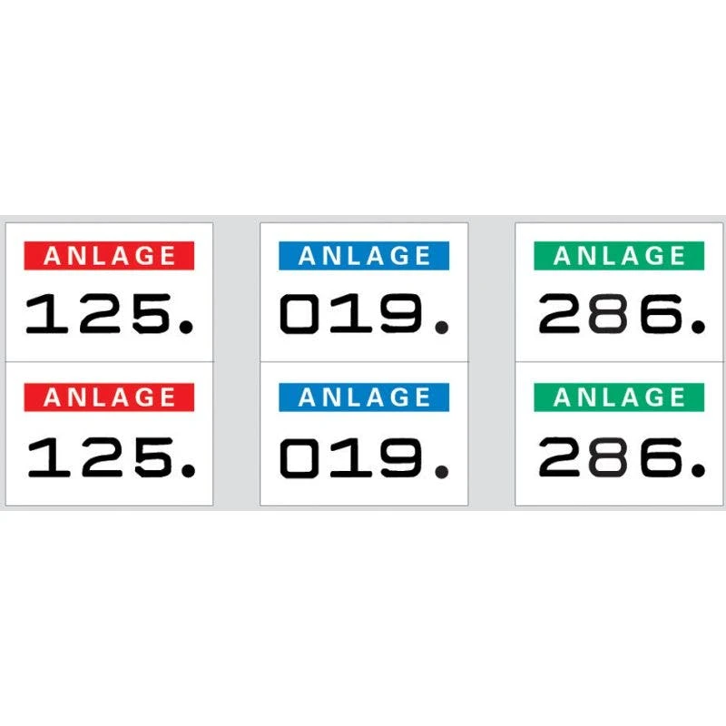 HERMA Anlagenummern, 15 X 22 Mm, Selbstklebend, Schwarz 4 HERMA Anlagenummern, 15 X 22 Mm, Selbstklebend, Schwarz – Bild 4