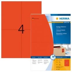 Herma Farbige Etiketten 105 X 148 Mm, 400 Etiketten, Gelb, Permanenthaftend -Tesa Geschäft 299b0381 139d 443d a195 e4573d8ac00e 5