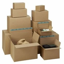 Null 40x System-Versand-Transportkarton "Premium" K10.01-1 DIN C6 170x125x-117mm Braun -Tesa Geschäft 2be79e54 5c88 400d 9630 aa21567b06db 1