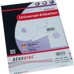 Null Büroring Etiketten, 210 X 297 M, 100 Etiketten, Weiß, Für Laser-, Farblaser-, Inkjetdrucker, Kopierer, Lösungsmittelfrei, Blattformat: DIN A4 -Tesa Geschäft 2e213076 1faa 4e2e 9a7f 91900756e38b 11