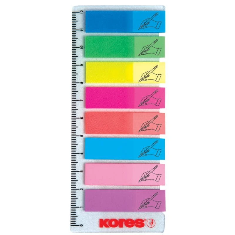 Null Kores Pagemarker - Folie, 12 X 45 Mm, 8 X 15 Blatt 4 Null Kores Pagemarker - Folie, 12 X 45 Mm, 8 X 15 Blatt – Bild 4