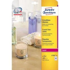 Null AVERY Zweckform Crystal Clear Etiketten, 210 X 297 Mm -Tesa Geschäft 2f80f41e 7620 4aef aa48 c5ba4bb6385b 3