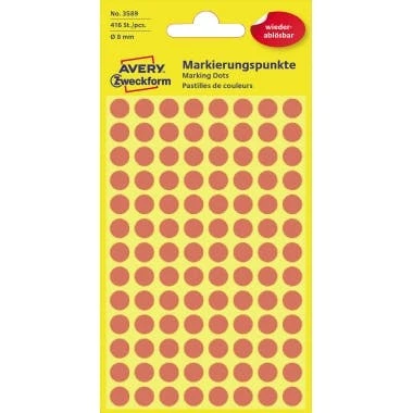Avery Zweckform Markierungspunkt 3854 19mm Magenta 250 St./Pack. 7 Avery Zweckform Markierungspunkt 3854 19mm Magenta 250 St./Pack. – Bild 7