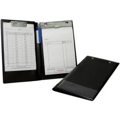 Null WEDO Kassenblock-Mappe, DIN A6, Schwarz