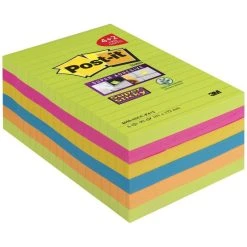 Null Post-it Haftnotizen Super Sticky Notes, Liniert, 101x152 Mm -Tesa Geschäft 35a1e353 a557 4fe3 aed3 bbba79dcbceb