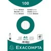 Exacompta 10808SE 10x Karteikarten Liniert DIN A5 100 St Eingeschweißt - Weiß