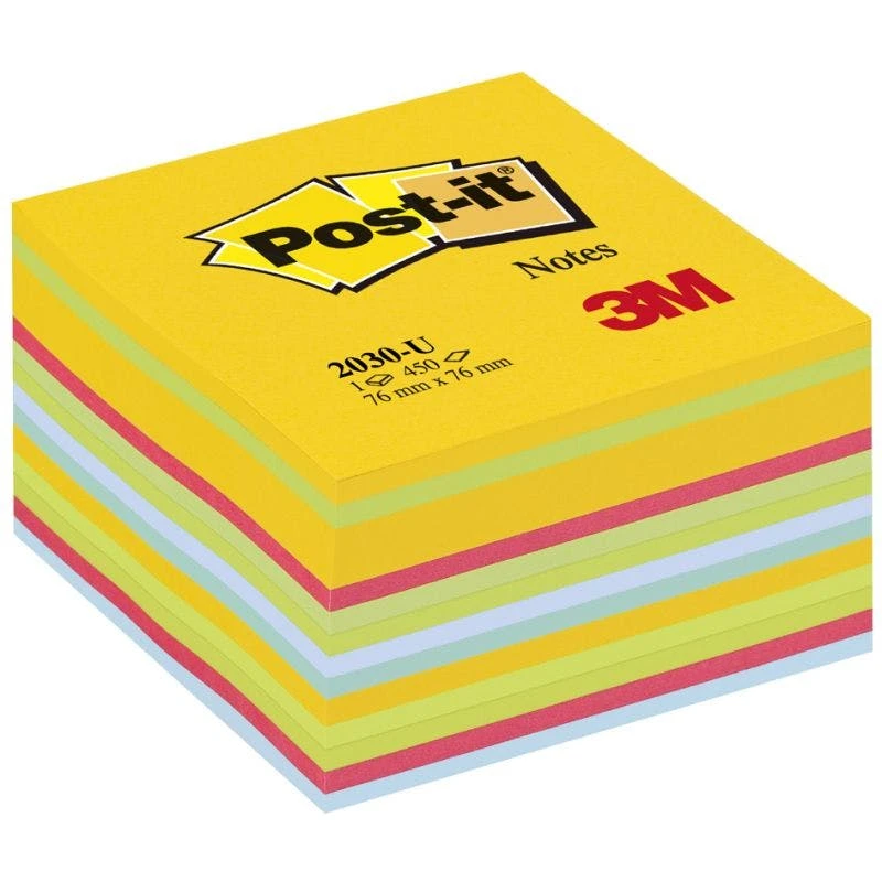 Null Post-it Haftnotiz-Würfel, 76 X 76 Mm, 450 Blatt, Ultrafarbe 1 Null Post-it Haftnotiz-Würfel, 76 X 76 Mm, 450 Blatt, Ultrafarbe