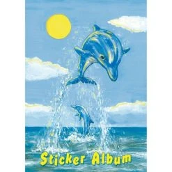 Herma Sticker Sammelalbum Für Kids, A5, "Der Kleine Delfin", 6 Seiten, Blanko