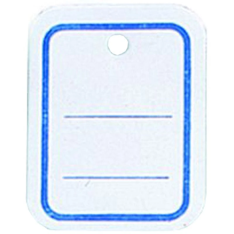 Null Agipa Stückwarenanhänger, 39 X 55 Mm, Gelocht, Liniert 2 Null Agipa Stückwarenanhänger, 39 X 55 Mm, Gelocht, Liniert – Bild 2