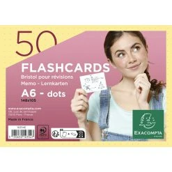 Exacompta 10355E 19x Packung Mit 50 Karteikarten A6 Mit Ring, Eingeschweißt, DOT/punktkariert, Perforiert - Rosa -Tesa Geschäft 3a69130d 46c8 489e 8982 9e829b758858 1