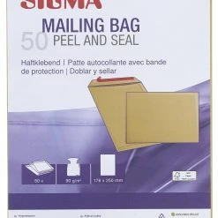 SIGMA Versandtaschen, DIN C4, Braun, 100 Stück -Tesa Geschäft 3bc53553 1a5b 4263 a045 75a0f98b8716