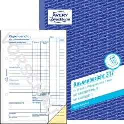 Null AVERY Zweckform Formularbuch 'Gutschein', A6 Quer