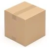 Kk-verpackungen 75 X Faltkartons 250 X 250 X 250 - Karton Braun 1 Wellig - Versandkartons